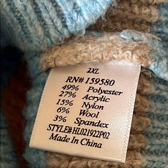 Pink Lily KOLLY GIRL Cardigan Sweater Size 2X - Picture 5 of 5